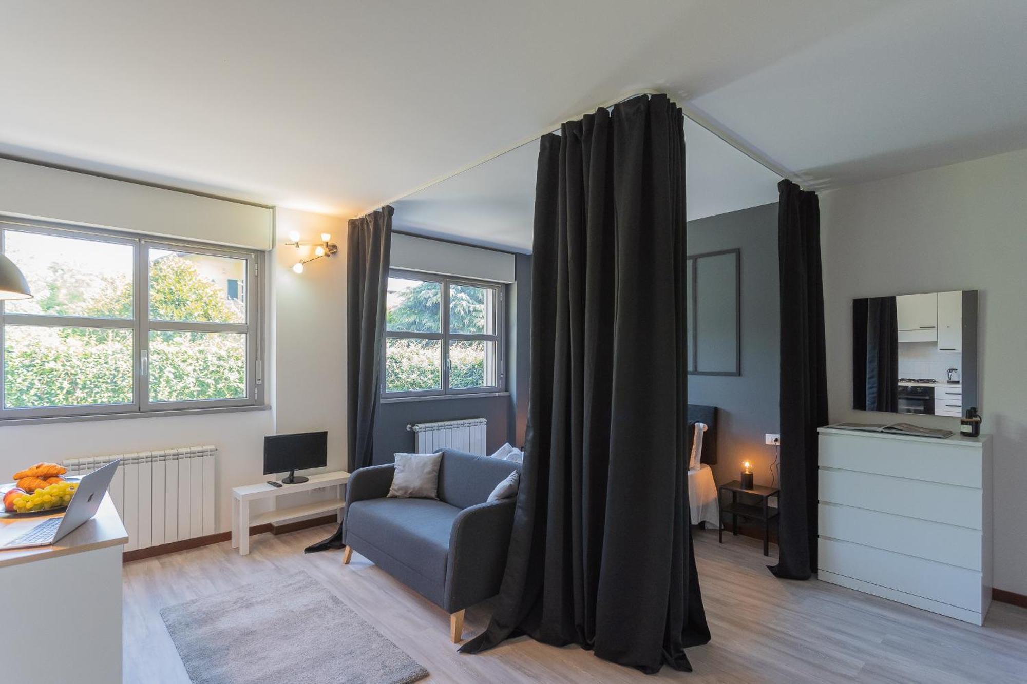 Black Loft Como By Rent All Комо Экстерьер фото